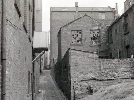 Old Cock Yard, Preston, where Royal Lancashire Militia man Paul Pierre’s family lived