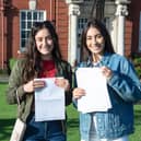 AKS twins Mia and Tara Williams with their GCSE results