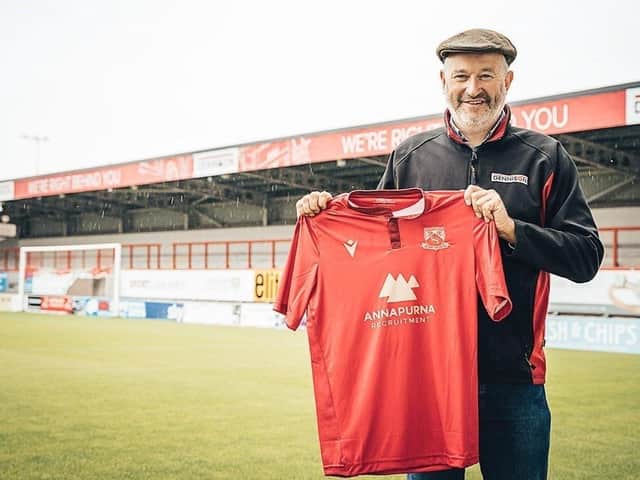 Dennison Trailers have extended their sponsorship deal with Morecambe FC Picture: Morecambe FC