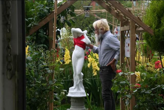 Jam in his garden at Harrington Street, Preston in 2017