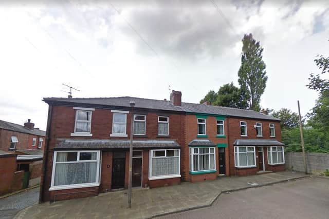 Sean Fisher, 24, has been charged in connection with an arson investigation after a family had to be rescued from their burning home in Vicarage Street, Chorley on Wednesday, June 24. Pic: Google
