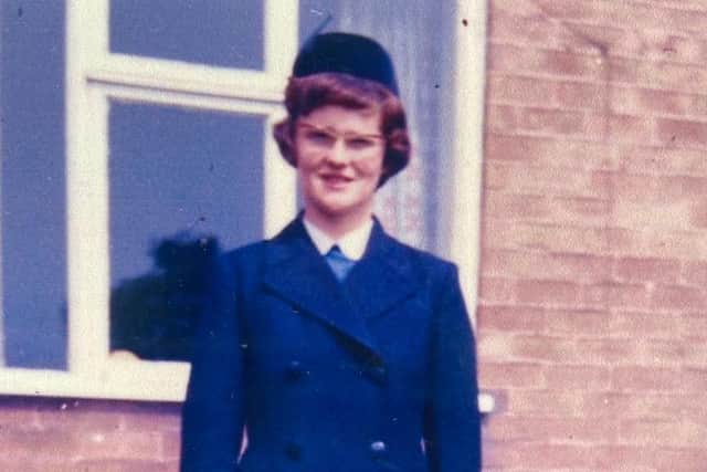 Doreen pictured in her nurses' uniform