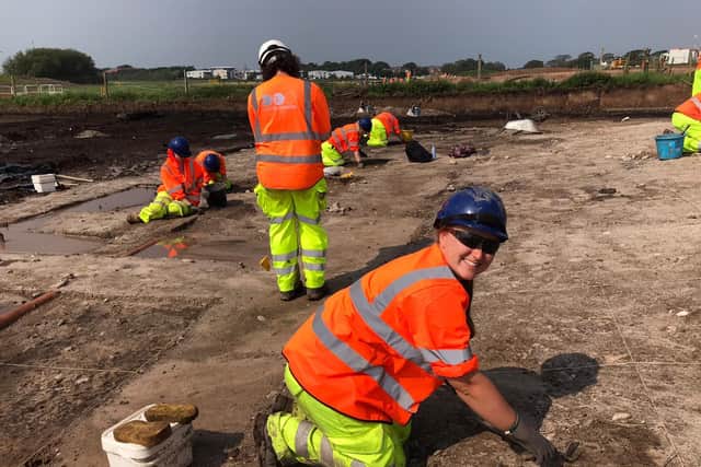 UCLan students have been helping out at the A585 bypass archaeology project
