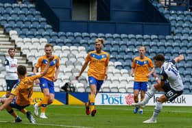 Josh Harrop smashes in the fourth goal