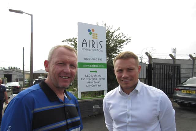 Left to right: Airis managing director Damien Fryer and Airis director Ben Duffield.