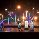 Blackpool Illuminations Switch On moment with Corona heroes in the resort's Empress Ballroom.