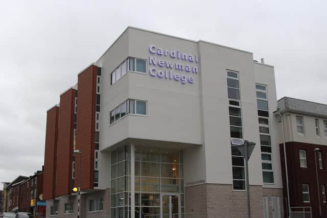 Dozens of students have been sent home from Cardinal Newman College in Preston after a confirmed case of COVID-19