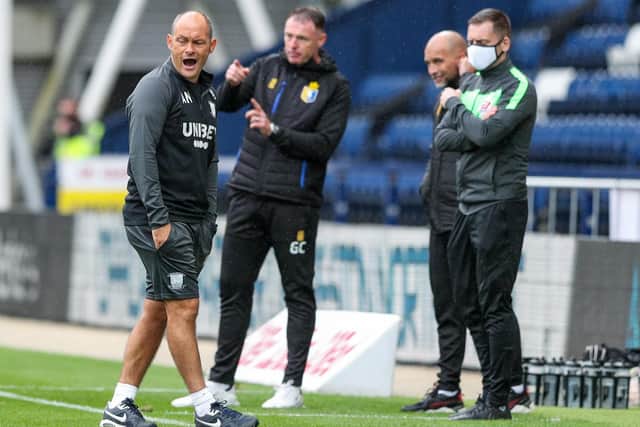 PNE manager Alex Neil during the Carabao Cup clash with Mansfield
