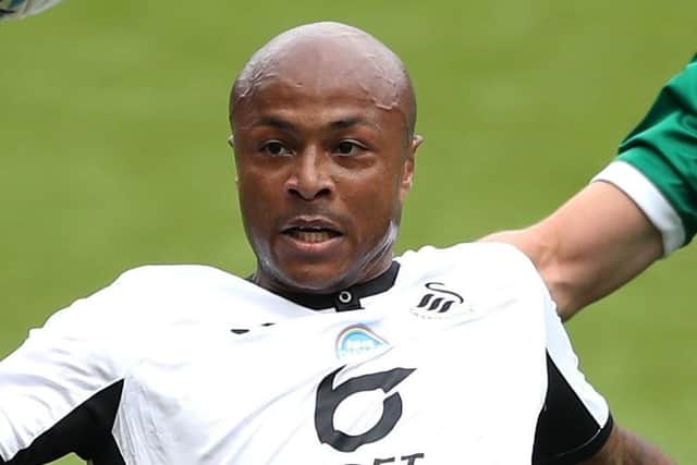 Andre Ayew scored 16 goals for Swansea last season and will lead their attack against PNE on Saturday