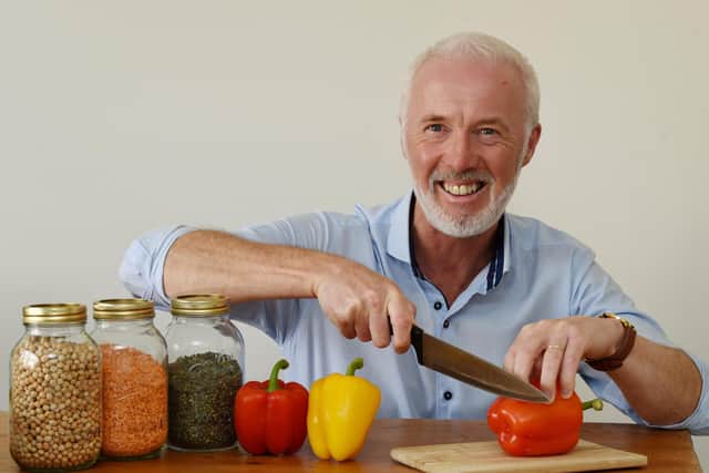 Karl Fogg from Fleetwood has been crowned the winner of PETA's UK and Ireland's Most Beautiful Vegan Over 50 competition.
