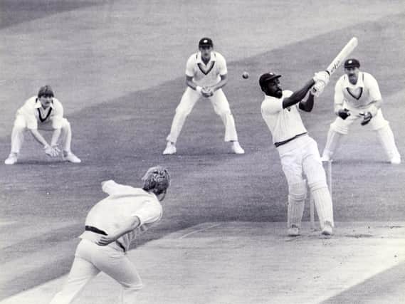Viv Richards playing for Somerset against Yorkshire in August 1981