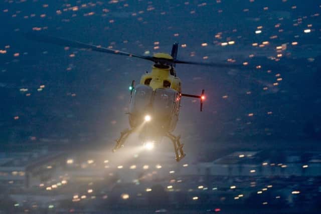 Four people have been arrested after a police helicopter was harassed by a laser from a house in Ribbleton last night (September 10). Pic: Lancashire Police
