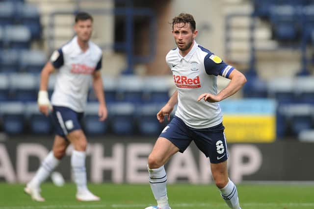 Alan Browne played at right-back in Preston's defeat to Swansea