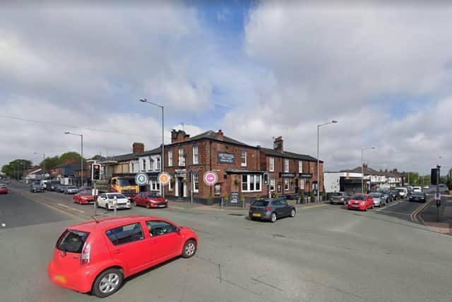 Police shut Tulketh Brow shortly after 7am after an 'incident' between Tom Benson Way and Stocks Road. Pic: Google