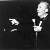 Bing Crosby live on stage at Preston Guild Hall