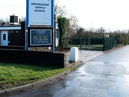 Archbishop Temple School in Fulwood has told a Year 8 class to stay at home after a pupil tested positive for coronavirus