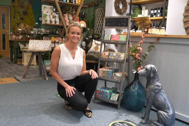Jade Barson owns Green Pheasant Gifts in town and was only open for 13 days of trading before the lockdown