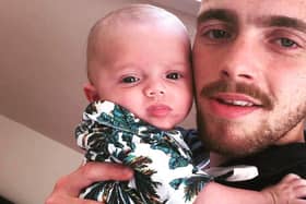Isaac Newton with dad Brooklyn