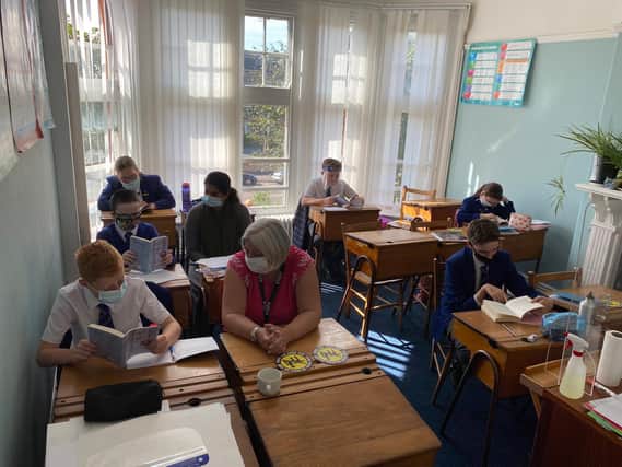 Learning will not be beaten by the bugs at St Annes College Grammar School