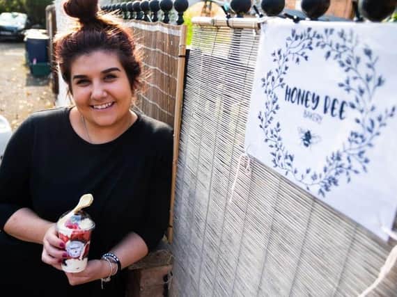 Emily Bee, 27, has started up her own bakery business during the pandemic