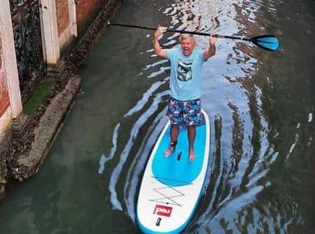 Triumph for Chris as he stays afloat on the canal