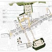 A map showing how Leyland town centre could change