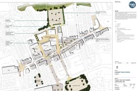 A map showing how Leyland town centre could change