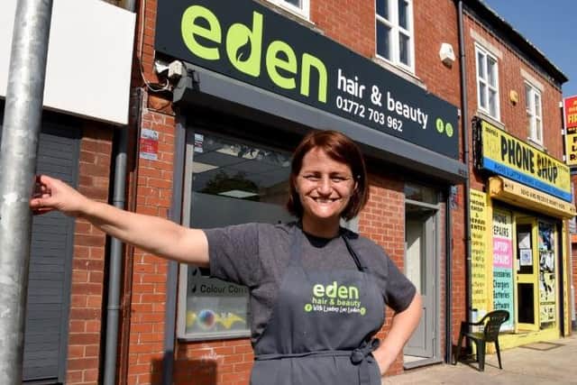 Gayle opened her salon 'Eden' in February after a 15 year battle with Class-A drugs