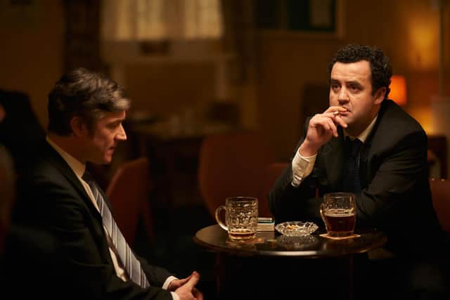 Daniel Mays as DCI Peter Jay (right) and Barry Ward as DI Steve McCusker, who led the investigation into Nilsen's killings