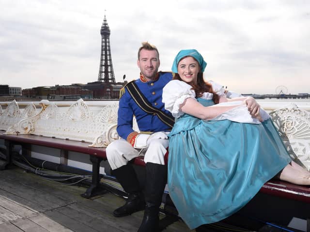 Jai McDowell and Lucy-Ella Smith will be taking part in Cinderella at the Joe Longthorne Theatre on the North Pier this Christmas.