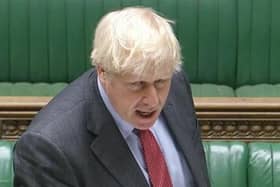 Prime Minister Boris Johnson has made an announcement to MPs in the House of Commons on the latest situation with the coronavirus pandemic. Pic: PA Wire/PA Images