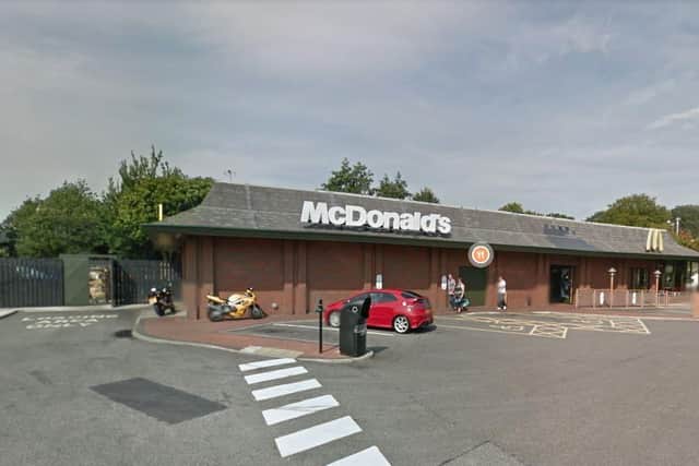 A 16-year-old boy has been stabbed outside McDonald's at Preston Docks last night (Tuesday, September 22). Pic: Google