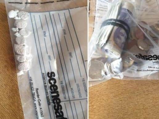 Knives, heroin, cocaine and cash has been seized and four people arrested after a police crackdown on drug dealing in Chorley