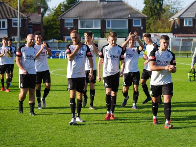 Bamber Bridge leave the pitch on Saturday after their 1-0 win over Matlock Town