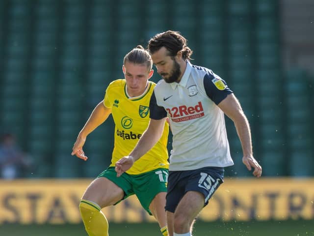 Joe Rafferty was one of the two Preston players to retain their place in the starting XI against Brighton