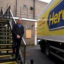 Ticket sales manager David claims he uses the back entrance for deliveries and moving heavy equipment for performances at the venue