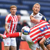 Jayden Stockley was part of a two-man PNE attack