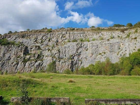 The man, aged in his 50s, died after falling more than 100 metres (320ft) from the limestone cliffs of Warton Crag, near Carnforth