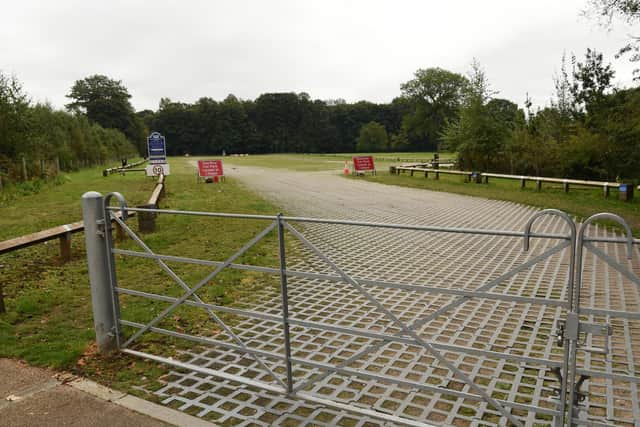 The overspill car park at Worden Park was first closed in June 2019