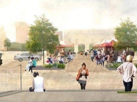 Chorley Council had previously earmarked the site for redevelopment, with plans put forward in 2017 to create a new civic square in its place. Pic: Chorley Council