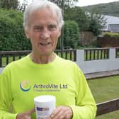 Runner Arthur Phillips who is a keen customer of Wrea Green-based ArthroVite