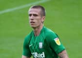 Emil Riis on his Preston North End debut against Brentford