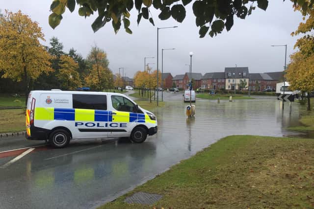 Motorists have been warned to avoid the roundabout between Central Avenue and Buckshaw Avenue.