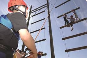 A High Ropes session at Winmarleigh Hall just one of the many activities provided by travel firm PGL