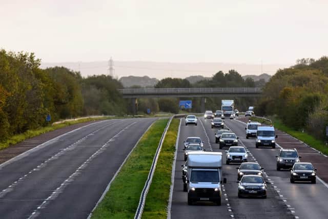 Motorists travelling in both directions on the M55 were halted by police due to a "police incident".