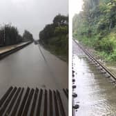 There has been flooding between Wigan and Southport