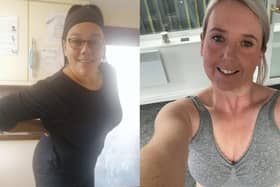 Karen (left) and Emma (right) have lost between two and four stone during lockdown