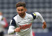 Preston striker Sean Maguire