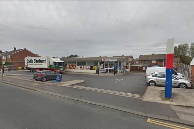 The victim was reportedly punched, dragged to the floor and stamped on inside the Tesco Express in Leyland Lane. (Credit: Google)