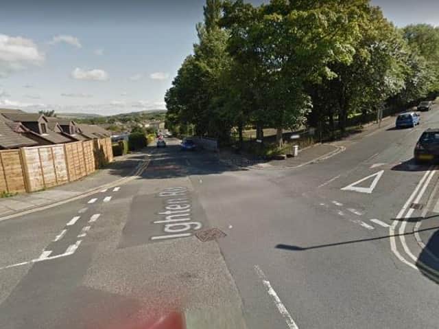 Ighten Road is currently closed whilst the fire is dealt with